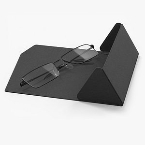 Triangular Folding Glasses Holder with Minimalist Frame