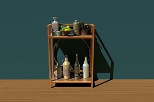 Bar shelf