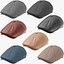 3D Flat Cap Collection model