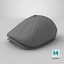 3D Flat Cap Collection model