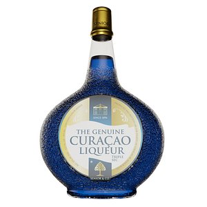 Blue Curacao Bottle Triple Sec 3D model