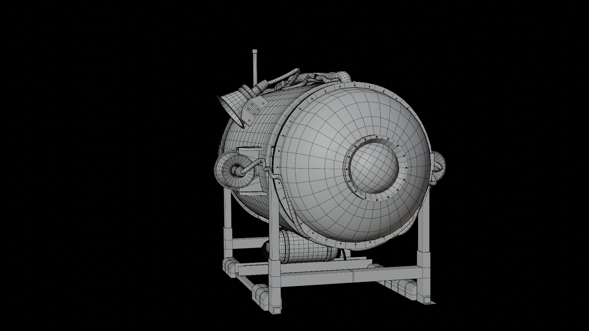 OceanGate Titan Modell Submarine Blender 3D Model TurboSquid 2087387