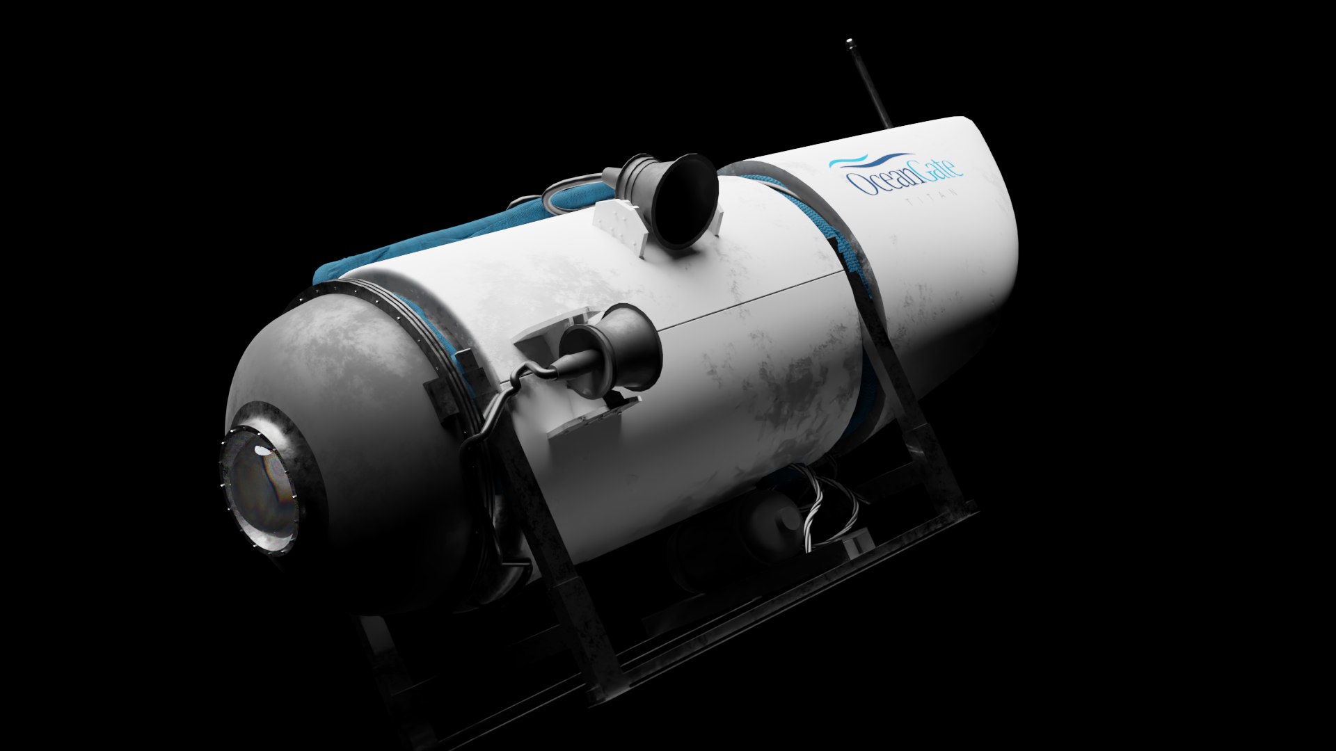OceanGate Titan Modell Submarine Blender 3D Model TurboSquid 2087387