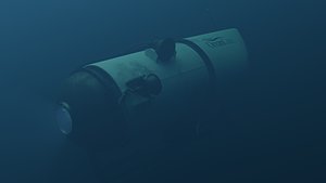 OceanGate Titan Modell Submarine Blender 3D model