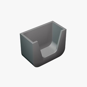 Remote Holder 3D model