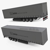 Nestle Curtain Side Trailer