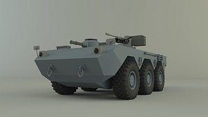 Armored vehicle 3D model