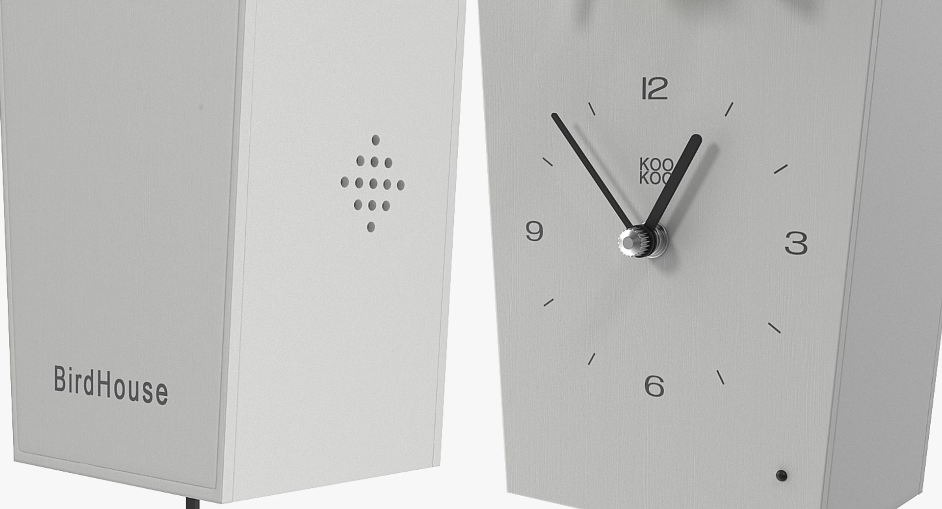 Pendulum Regulated Cuckoo Clock 3D TurboSquid 1280994