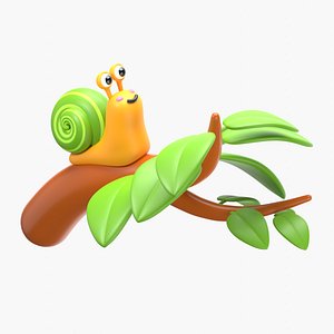 Snail on tree