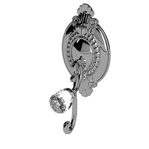 Lineatre 71019 hanger towel hook classic crystal luxury