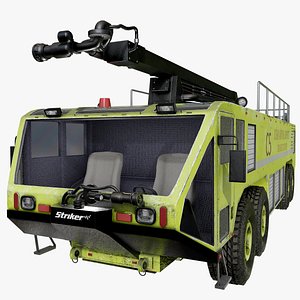 3D oshkosh striker 4500 green model