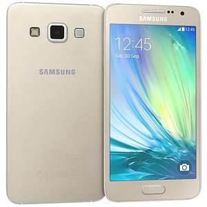 3d c4d samsung galaxy a7 champagne