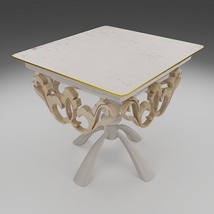 Table with patterns for unreal engine 4 PBR Low-poly model