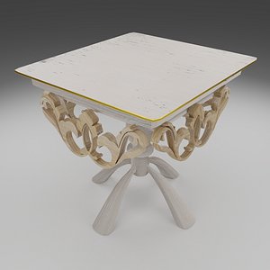 Table with patterns for unreal engine 4 PBR Low-poly model