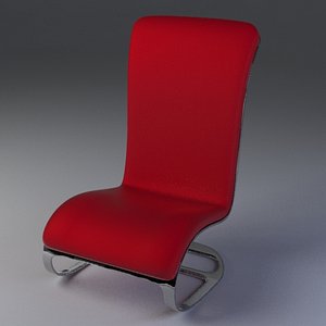 modern designer chair c4d