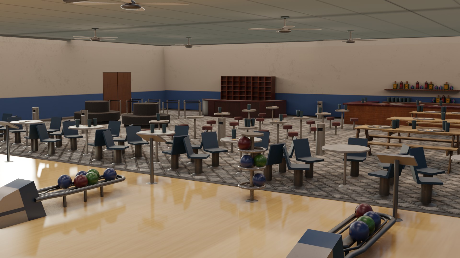 Bowling 3D Model - TurboSquid 1988396