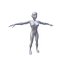 Anime Woman  1 61m basemesh
