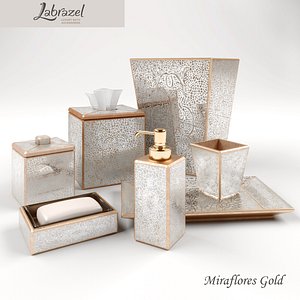 Bathroom accessories Labrazel MirafloresGold