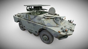 Tank destroyer BRDM-2 9P133 3D model