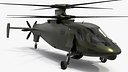 Futuristic Military Helicopter