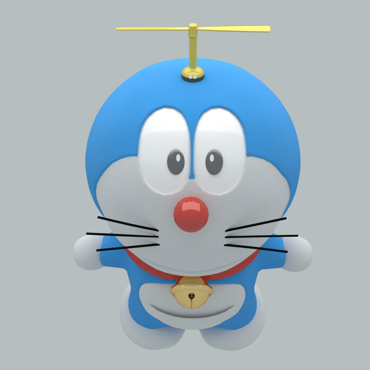 哆啦A梦3D模型 - TurboSquid 1144390