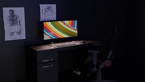 room scene 3D model
