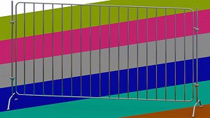 Park fencing section