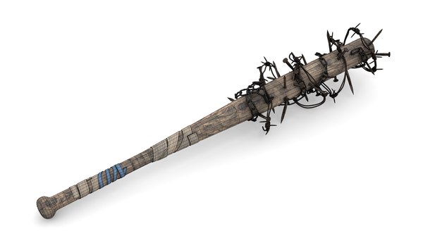 Bate De Béisbol Decorativo De Walking Dead, Con Alambre De Púas Estilo Negan, 73 Cm, Para Disfraces De Halloween