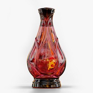 3D model Wine Glass Bottle