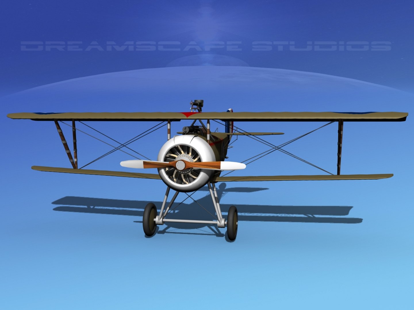 3d Nieuport 17 Fighter Aircraft