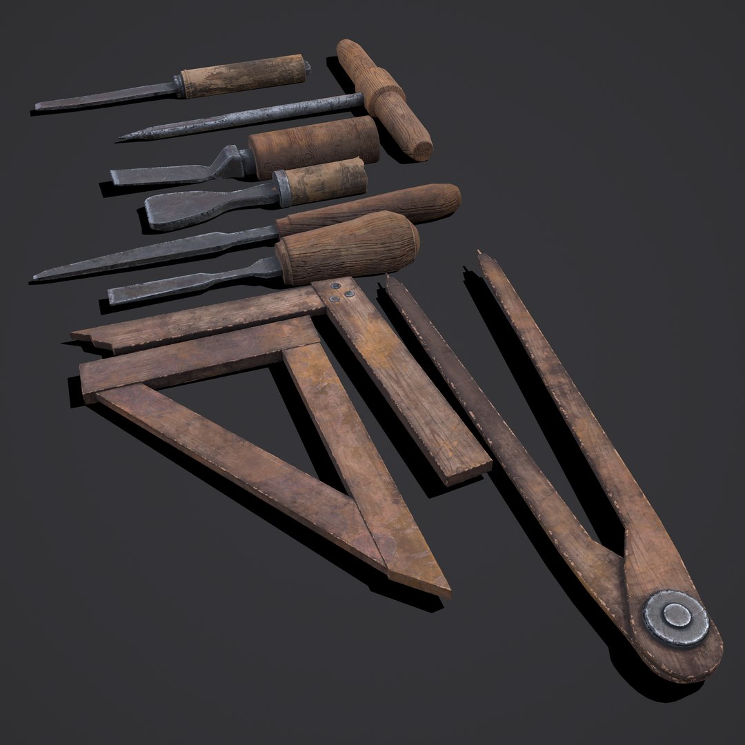 Carpenter Handworking Tools model https://p.turbosquid.com/ts-thumb/0f/yAuTEV/wm/2/png/1623102357/1920x1080/fit_q87/95b564659fc3f161f760df09fe47df5ad7ead50b/2.jpg