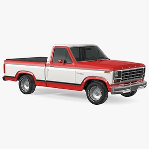 Ford F Series Ranger 1980 Pickup Truck Red