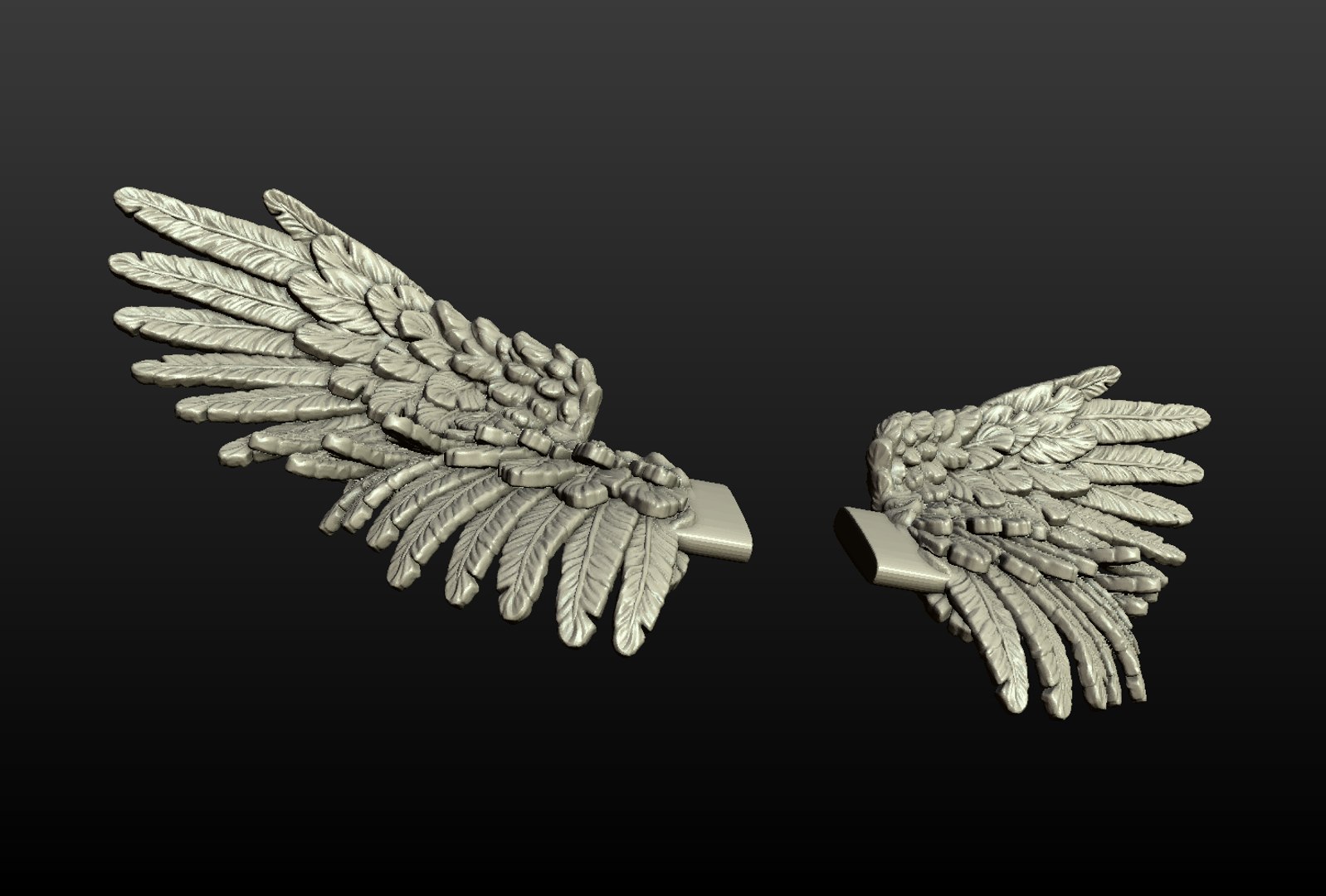 3D feather wings https://p.turbosquid.com/ts-thumb/0g/42Xkij/z6Tpyawq/wings007/png/1500138232/1920x1080/fit_q87/7a8651e4208c70f46d0ae0f125076ee48a4bfc05/wings007.jpg