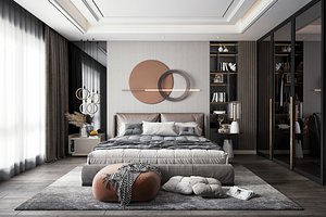 3D Bedroom Design 43