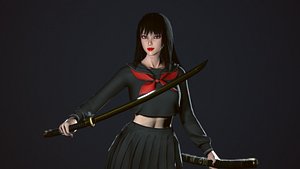 Japanese School Girl