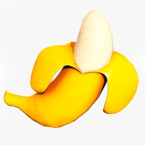 Stylized banana 3D model