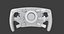 3D Racing Steering Wheel 4K PBR model