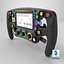 3D Racing Steering Wheel 4K PBR model