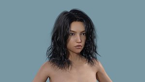 character female realistic model