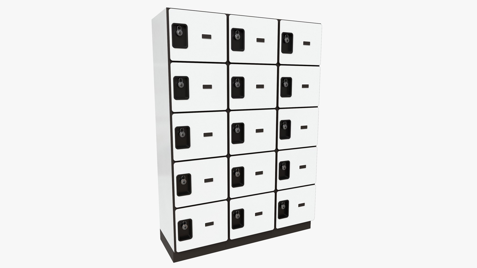 Locker 4 Different Type 3D Model - TurboSquid 2225057