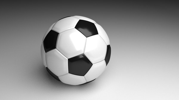 soccer football 3D model