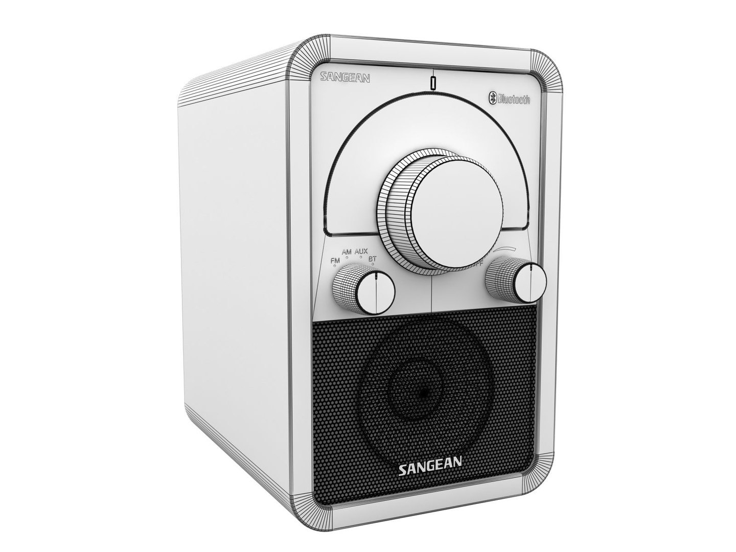 Sangean Wr15 Bt 3D TurboSquid 1226092