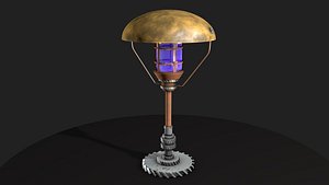 3D model Steampunk LAMP