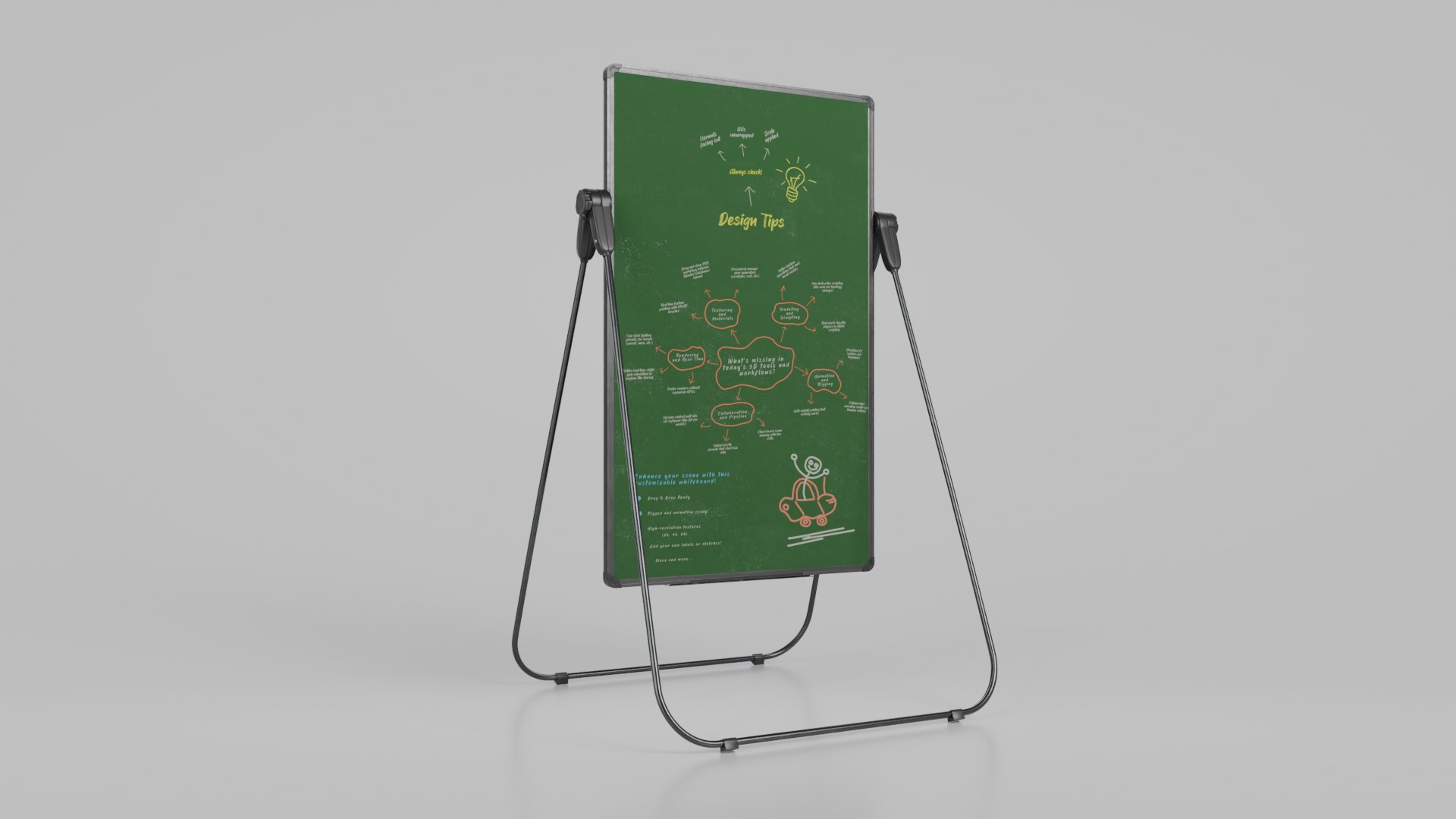 3D Professional U Stand Greenboard Trio - Customizable Writing Board Set model https://p.turbosquid.com/ts-thumb/0g/MF9Awo/KI/a3/png/1747478418/1920x1080/fit_q87/352cddc55a6804545dd49a8f356442561641db39/a3.jpg