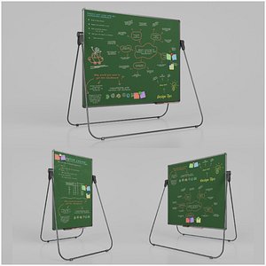 Professional U Stand Greenboard Trio - Customizable Writing Board Set