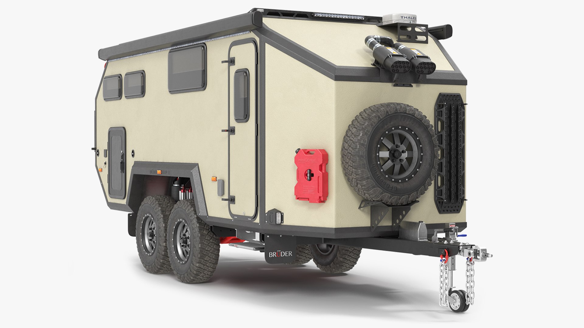 Off Road Mobile Home Bruder EXP 8 3D model preview