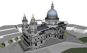 3D St Pauls Cathedral