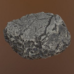 beach rock 3D model