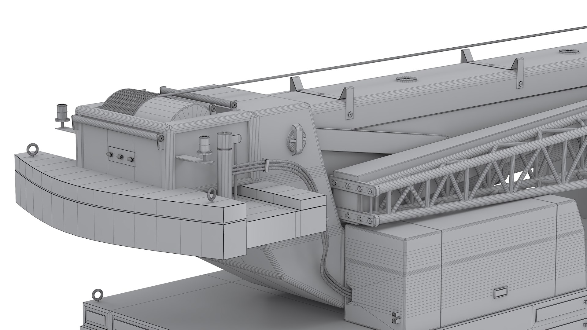 3D Compact Mobile Crane - TurboSquid 2243336