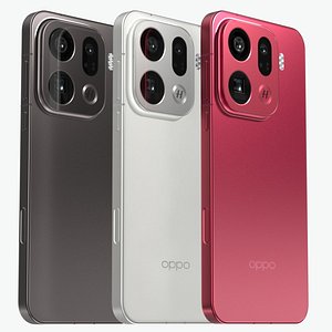 OPPO Find X9 Pro All Colors 3D model